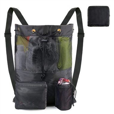 Pingutusnööriga rannakott