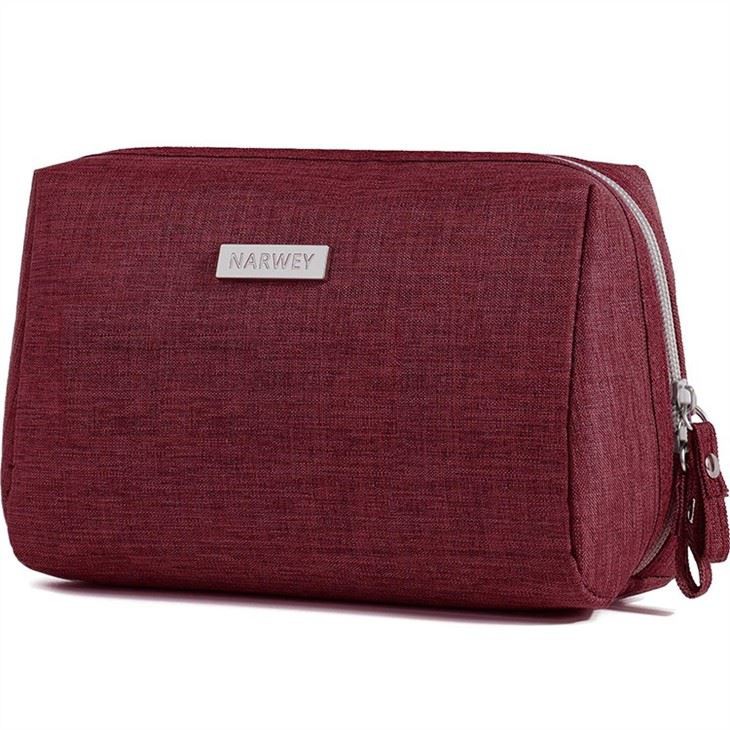red make up bag