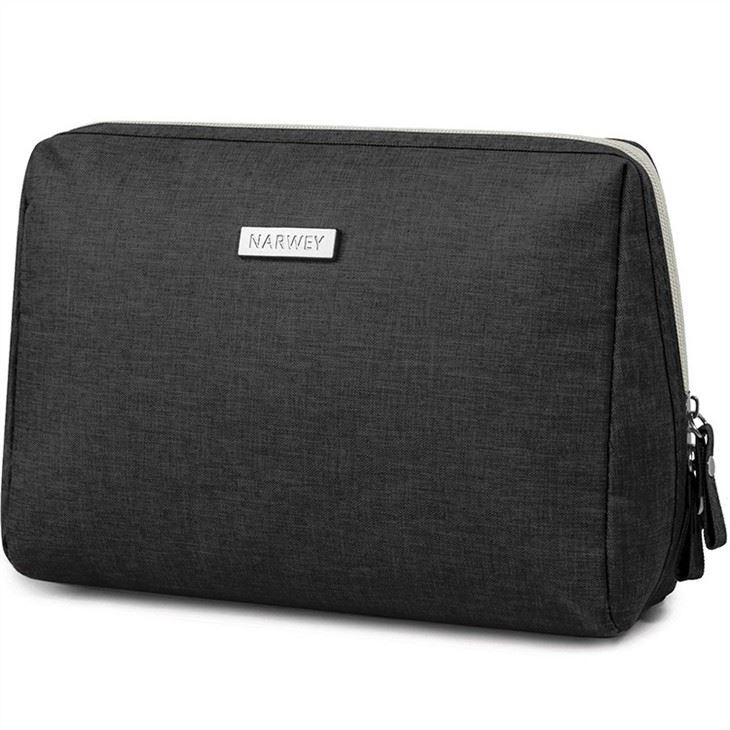 black cosmetic bag
