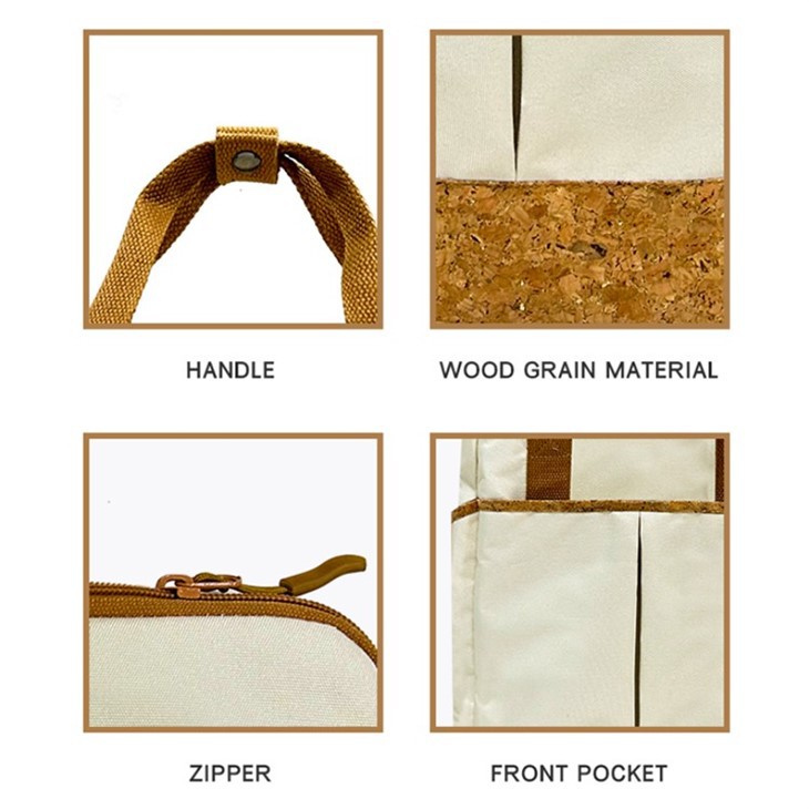 New Design Wood Grain Backpack Bags